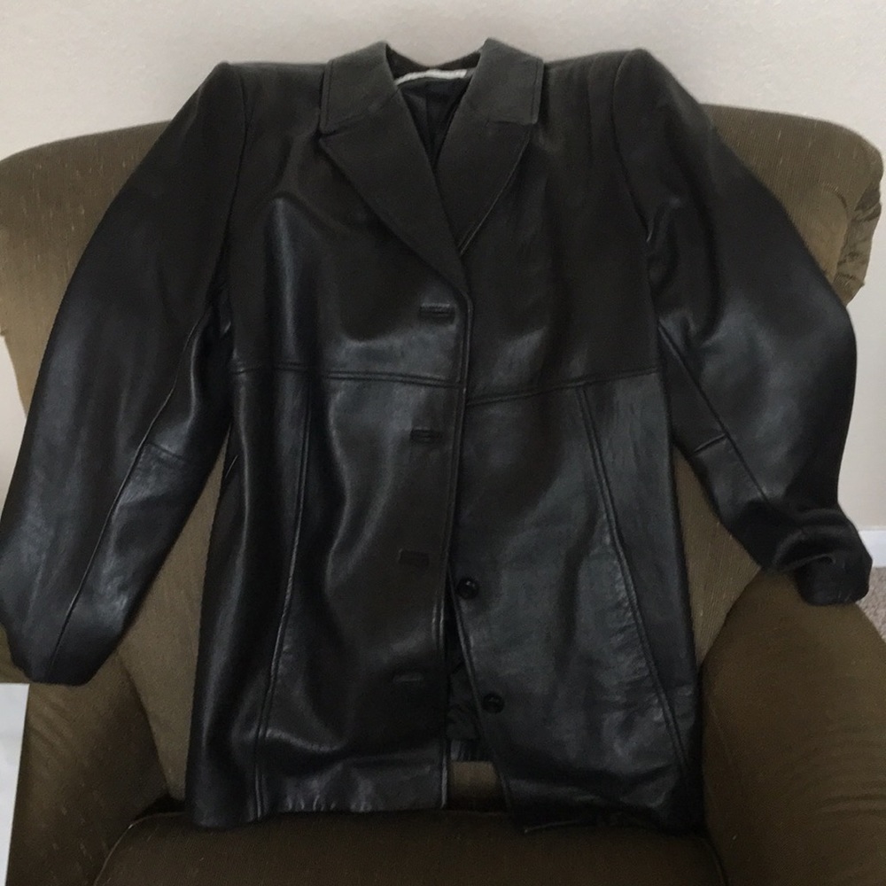 Valerie Stevens Leather Jacket Black